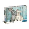 Animale Cat & Bunny Puzzle Clementoni de 500 de piese