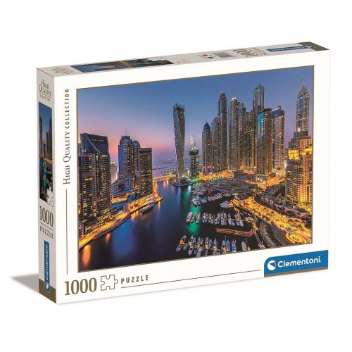 Orașe Skyscrapers Puzzle Dubai 1000 de piese Clementoni