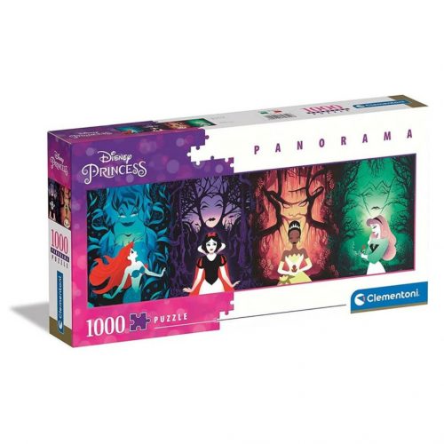 Disney Villains Destinies Prințesele Disney, Răufăcători puzzle panoramic (1000 de piese) Clementoni