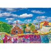 Orașe Güell Park Puzzle 1000 de piese Barcelona Clementoni