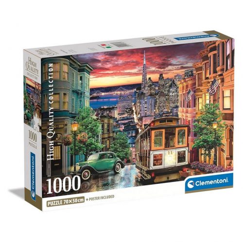 Orașe Puzzle Clementoni 1000 de piese San Francisco