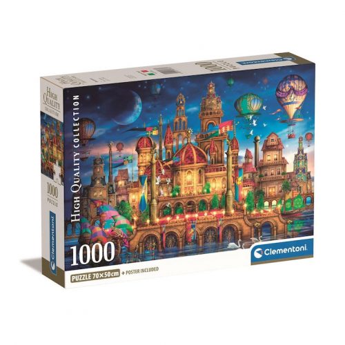 Orașe Downtown Puzzle Meseváros 1000 de piese Clementoni