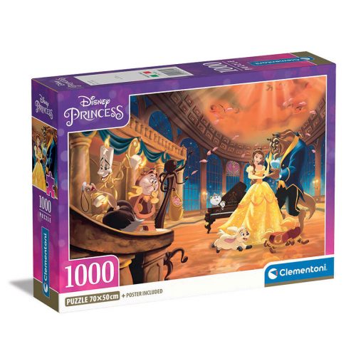 Prințesele Disney Beauty and the Beast Puzzle Clementoni cu 1000 de piese