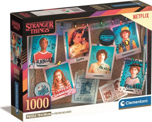 Stranger Things Puzzle Clementoni cu 1000 de piese