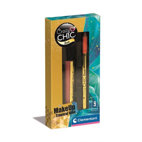 Crazy Chic Tropical gloss de buze și creion de contur pentru buze Clementoni