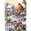 Crăciun Robin and Holly Puzzle Clementoni de 1000 piese