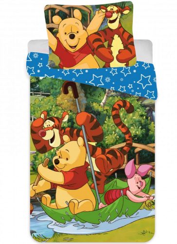 Disney Winnie de Pluș Rafting  Set de lenjerie pentru copii 90x140cm, 40x55 cm