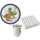 Dinozaur Happy Set de petrecere cu 36 de piese și farfurii de 23 cm