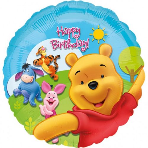 Disney Winnie de Pluș Happy balon folie 43 cm