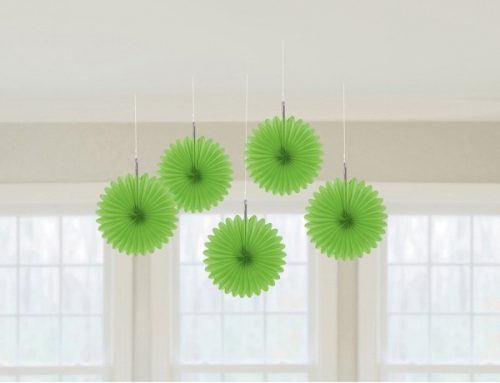 Colorat Kiwi, Green mini decorațiune suspendată set de 5 bucăți