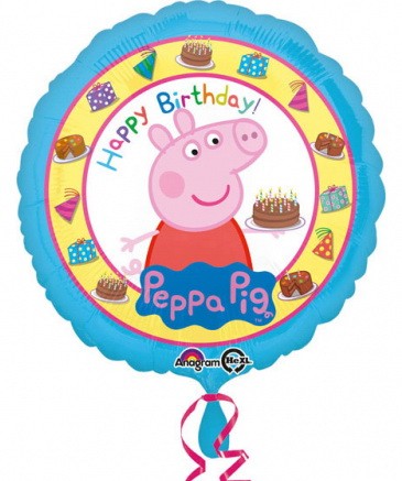 Purcelușa Peppa balon din folie 43 cm