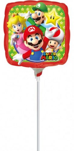 Super Mario mini balon din folie 23 cm (WP)