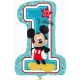 Disney Mickey  Blue Balon din folie pentru prima zi de naștere 71 cm