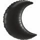 Colorat Onyx Crescent balon din folie în formă de lună 66 cm