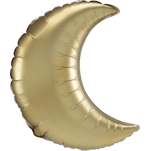 Satin Gold Crescent Balon folie lună aurie 89 cm