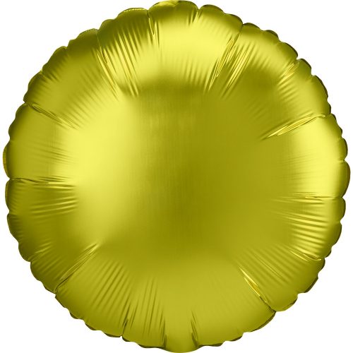 Satin Balon rotund din folie Lemon 43 cm