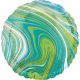 Colorat Green Circle, Balon folie verde 43 cm