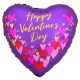 Iubire Balon din folie Happy Valentine's Day 45 cm