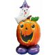 Halloween Dovleac AirLoonz balon uriaș din folie 142 cm