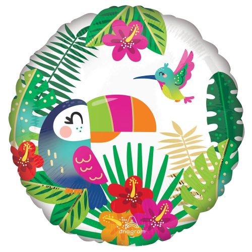 Tucan Leaf Balon folie tropical 43 cm