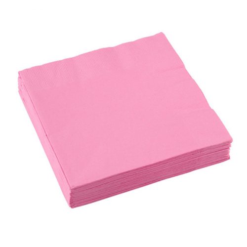 Colorat New Pink Șervete roz, set de 20, 33x33 cm