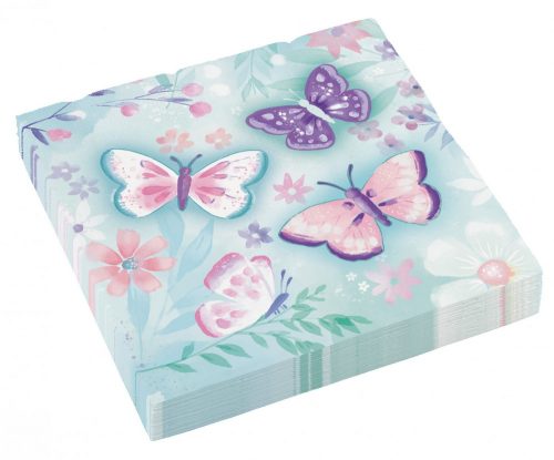 Fluture Flutter servetele set de 16 33x33 cm