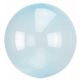 Crystal blue Balon din folie de aluminiu transparent Crystal Sphere albastru transparent 45 cm