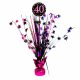 La mulți ani Happy Birthday Pink 40 Decor de Masă 45,7 cm