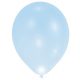 Colorat Blue Balon LED luminos, set de 5 bucăți 11 inch (27,5 cm)