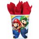 Super Mario Mushroom World pahar de hârtie 8 buc 250 ml