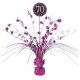 La mulți ani Happy Birthday Pink 70 Decorațiune pentru masă 45,7 cm