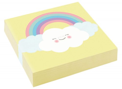 Curcubeu Rainbow and Cloud și Nor șervețel 20 buc 25x25 cm