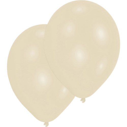 Cremă de vanilie Baloane, baloane 10 buc 11 inch (27,5 cm)