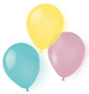 Colorat Pastel balon, 8 bucăți 10 inch (25,4 cm)