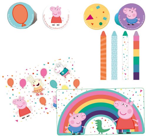 Purcelușa Peppa Confetti set de papetărie (16 buc)