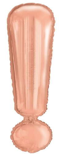 Litere Balon folie literă Rose Gold !, 103 cm