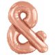 Litere Balon din folie Rose Gold & literă 108 cm