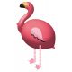 Flamingo Pink balon din folie de mers 83 cm