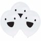 Halloween White Balon LED cu fantomă, 4 bucăți 11 inch (27,5 cm)