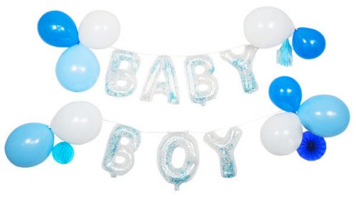 Bebe Baby Boy Set de baloane folie Boy