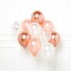 Colorat Rose Gold set de 10 baloane 11 inch (27,5 cm)