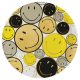 Emoji Smiley Originals farfurie de hârtie 8 buc 23 cm