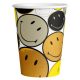 Emoji Smiley Originals pahar de hârtie 8 buc 250 ml