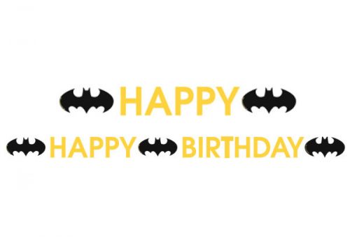 Batman City Semn Happy Birthday 180 cm