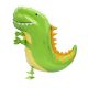 Dinozaur Green balon de folie de mers pe jos 75 cm