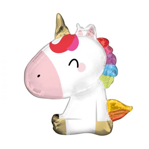 Unicorn Sitting  balon din folie 70 cm