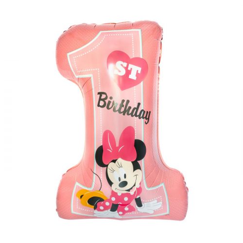 Disney Minnie Pink Balon folie Prima zi de naștere 71 cm