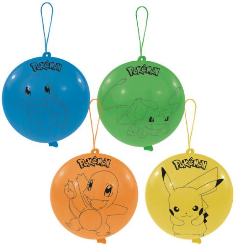 Pokémon Thunder Balon Punch, set de 4, 16 inch (40,5 cm)