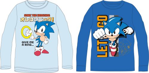 Sonic Ariciul Ring Sonic ariciul tricou cu mânecă lungă pentru copii, top 104-152 cm