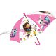 Gabby's Dollhouse Fly umbrelă transparentă semi-automată pentru copii Ø74 cm